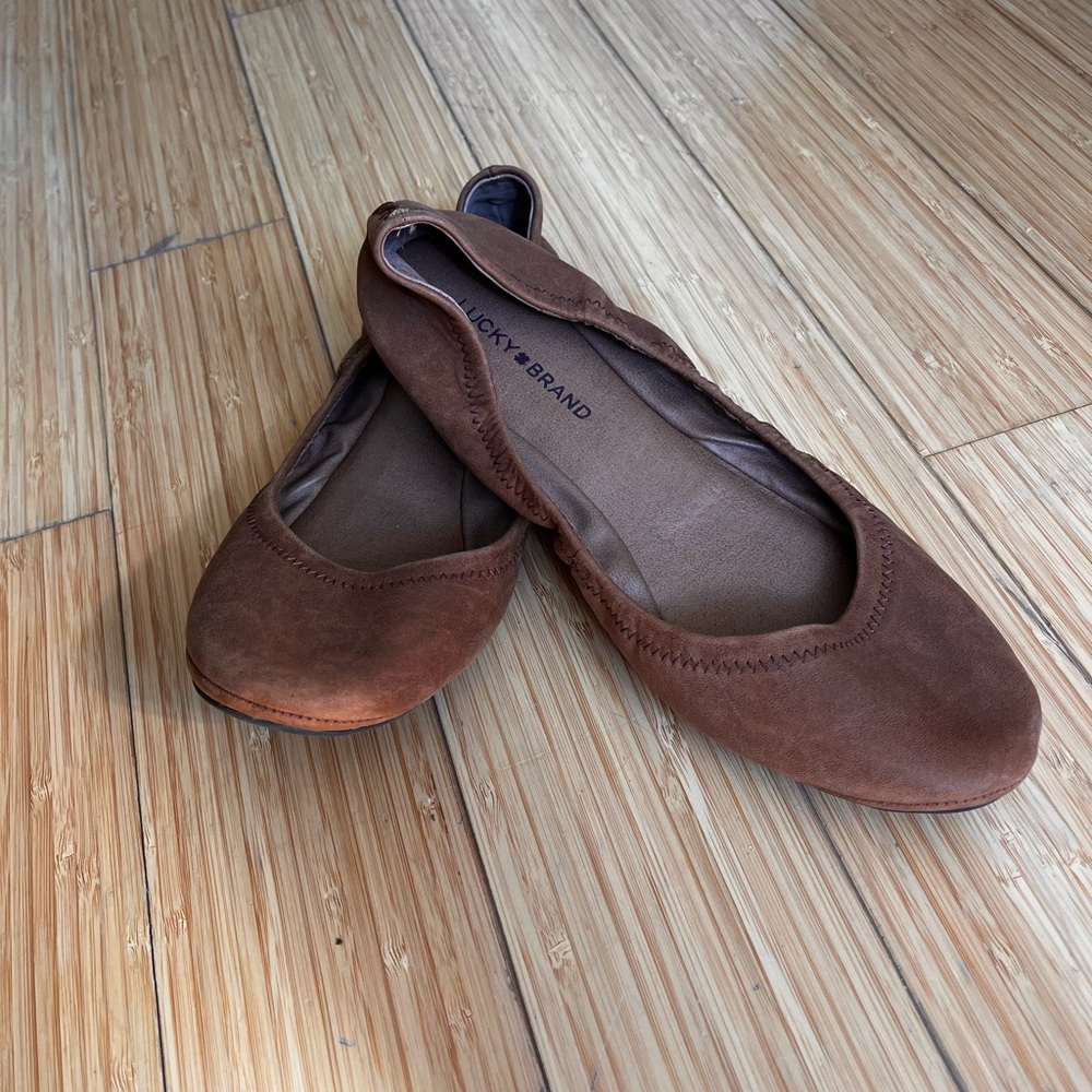 Lucky Brand Emmie Ballet Leather Flat